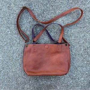 Reversible G.H. Bass & Co. tote bag with pouch purse attached